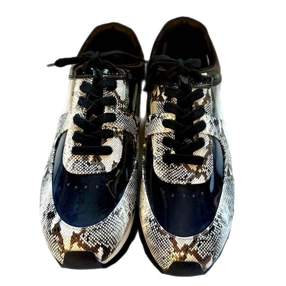 Jessica Rich Transparent Sneakers with snakeskin print . New with box! Size 39 ( - Picture 7 of 14